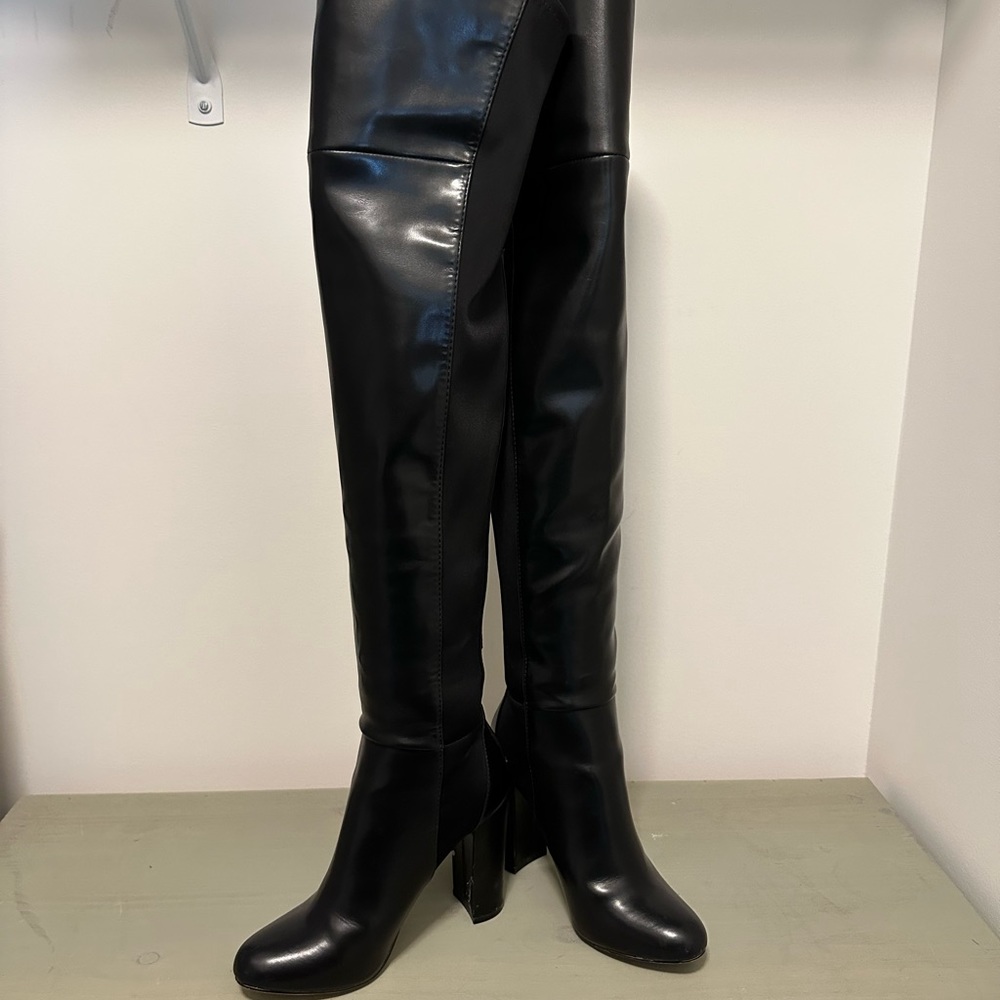 Knee High Boots in Black